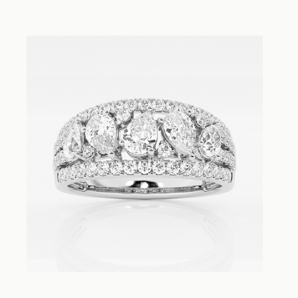 1.5 Diamond Ring in 14k white gold